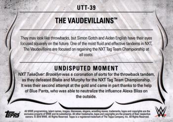 2016 Topps WWE Undisputed - Tag Teams #UTT-39 The Vaudevillains Back