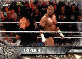 2017 Topps WWE Road To Wrestlemania #14 Triple H Front