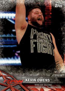 2017 Topps WWE Road To Wrestlemania #23 Kevin Owens Front
