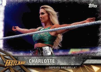 2017 Topps WWE Road To Wrestlemania #26 Charlotte Front