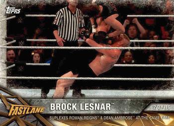 2017 Topps WWE Road To Wrestlemania #29 Brock Lesnar Front