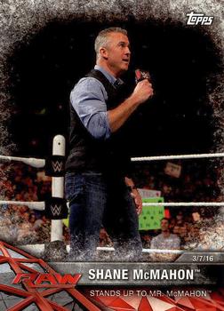 2017 Topps WWE Road To Wrestlemania #36 Shane McMahon Front