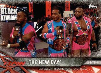 2017 Topps WWE Road To Wrestlemania #38 The New Day Front