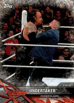 2017 Topps WWE Road To Wrestlemania #44 Undertaker Front