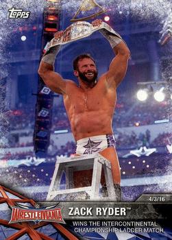 2017 Topps WWE Road To Wrestlemania #56 Zack Ryder Front