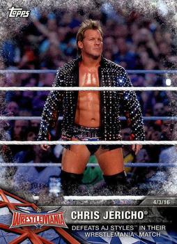 2017 Topps WWE Road To Wrestlemania #57 Chris Jericho Front