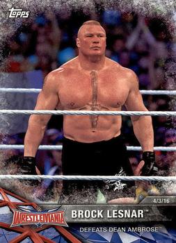 2017 Topps WWE Road To Wrestlemania #58 Brock Lesnar Front