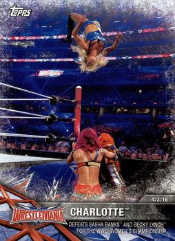 2017 Topps WWE Road To Wrestlemania #59 Charlotte Front