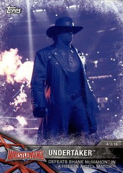 2017 Topps WWE Road To Wrestlemania #61 Undertaker Front
