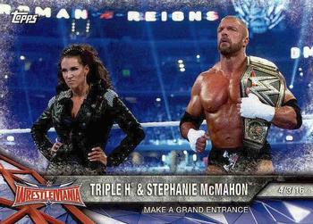 2017 Topps WWE Road To Wrestlemania #66 Triple H / Stephanie McMahon Front