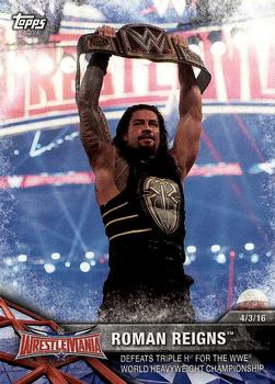 2017 Topps WWE Road To Wrestlemania #67 Roman Reigns Front