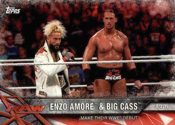 2017 Topps WWE Road To Wrestlemania #71 Enzo Amore / Big Cass Front