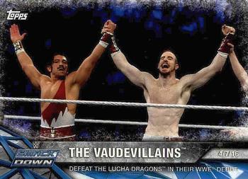 2017 Topps WWE Road To Wrestlemania #74 The Vaudevillains Front