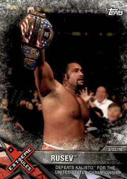 2017 Topps WWE Road To Wrestlemania #85 Rusev Front