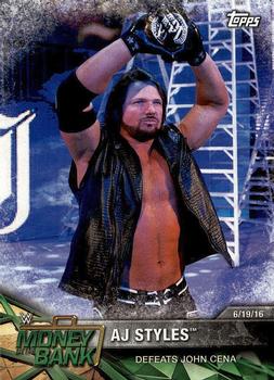 2017 Topps WWE Road To Wrestlemania #91 AJ Styles Front