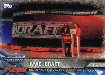 2017 Topps WWE Road To Wrestlemania #97 WWE Draft Front