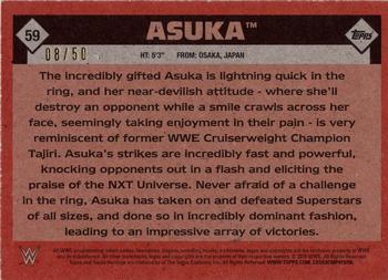 2016 Topps WWE Heritage - Silver #59 Asuka Back