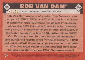 2016 Topps WWE Heritage - Silver #99 Rob Van Dam Back