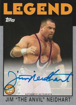 2016 Topps WWE Heritage - Autographs Silver #NNO Jim Neidhart Front