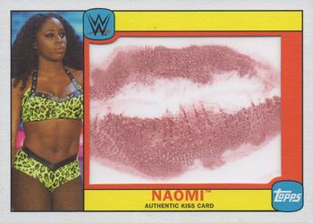 2016 Topps WWE Heritage - Diva Kiss Cards #NNO Naomi Front