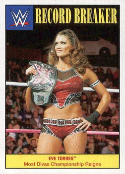 2016 Topps WWE Heritage - Record Breakers #14 Eve Torres Front