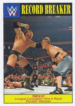 2016 Topps WWE Heritage - Record Breakers #28 Triple H Front