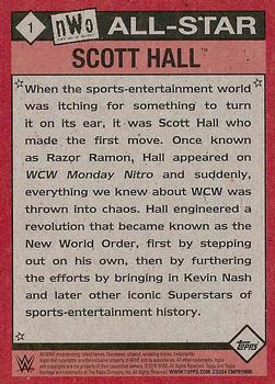 2016 Topps WWE Heritage - WCW/nWo All-Stars #1 Scott Hall Back