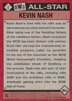 2016 Topps WWE Heritage - WCW/nWo All-Stars #2 Kevin Nash Back