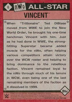2016 Topps WWE Heritage - WCW/nWo All-Stars #6 Vincent Back