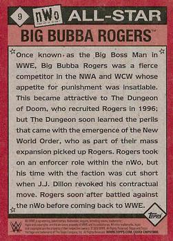 2016 Topps WWE Heritage - WCW/nWo All-Stars #9 Big Bubba Rogers Back