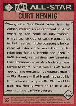 2016 Topps WWE Heritage - WCW/nWo All-Stars #11 Curt Hennig Back