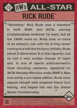 2016 Topps WWE Heritage - WCW/nWo All-Stars #12 Rick Rude Back