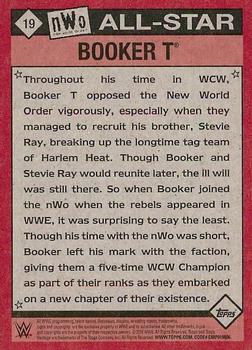 2016 Topps WWE Heritage - WCW/nWo All-Stars #19 Booker T Back