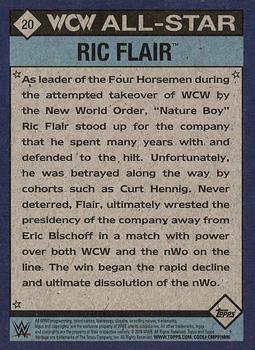 2016 Topps WWE Heritage - WCW/nWo All-Stars #20 Ric Flair Back