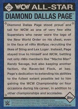 2016 Topps WWE Heritage - WCW/nWo All-Stars #22 Diamond Dallas Page Back