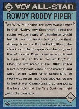 2016 Topps WWE Heritage - WCW/nWo All-Stars #23 Rowdy Roddy Piper Back