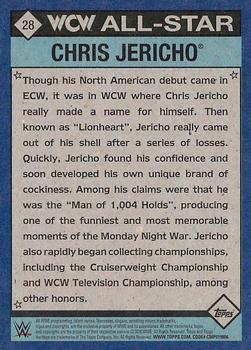 2016 Topps WWE Heritage - WCW/nWo All-Stars #28 Chris Jericho Back