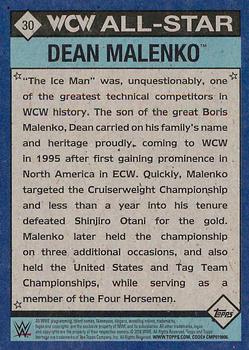 2016 Topps WWE Heritage - WCW/nWo All-Stars #30 Dean Malenko Back