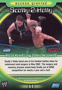 2006 Topps WWE Insider English (UK) #69 Scotty 2 Hotty Back