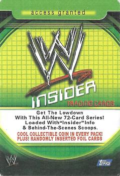 2006 Topps WWE Insider Italian #3 Carlito Back