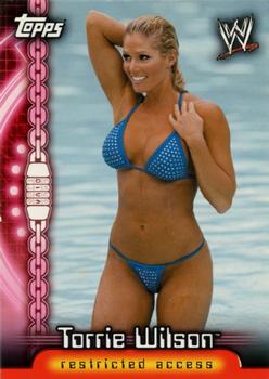 2006 Topps WWE Insider English (UK) - Divas #D5 Torrie Wilson Front