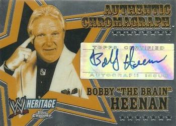 2006 Topps Heritage Chrome WWE - Autographs #NNO Bobby The Brain Heenan Front