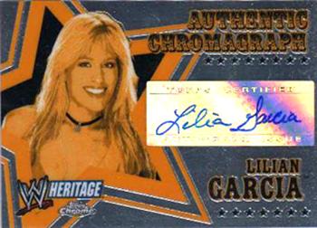2006 Topps Heritage Chrome WWE - Autographs #NNO Lilian Garcia Front