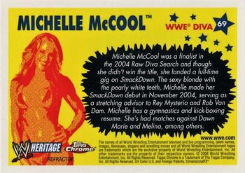 2006 Topps Heritage Chrome WWE - Refractors #69 Michelle McCool Back