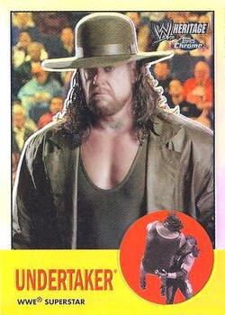 2007 Topps Chrome Heritage II WWE - Refractors #48 Undertaker Front