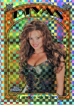 2007 Topps Chrome Heritage II WWE - X-Fractors #67 Candice Michelle Front