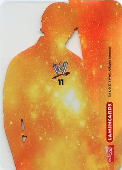 2014 Edibas WWE Lamincards #11 Brad Maddox Back