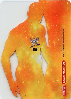 2014 Edibas WWE Lamincards #15 Cesaro Back