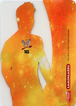 2014 Edibas WWE Lamincards #16 Chris Jericho Back