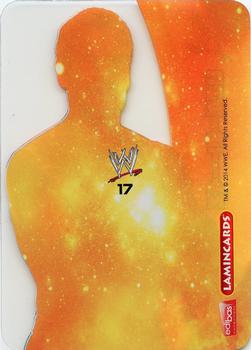 2014 Edibas WWE Lamincards #17 Christian Back